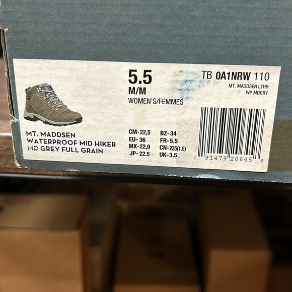 Timberland Mt. Maddsen Mid Waterproof Hiking Boots - Picture 2 of 5